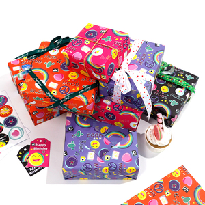 2025 Wholesale Birthday Gift Wrapping <b>Paper</b> Package 50 X 70 cm 4 Pieces a Pack Wrapping <b>Paper</b> - Product Image 6