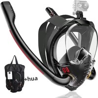 Máscara de Buceo y Snorkel FF1 de Doble Tubo y Secado Rápido para Adultos / Máscara de Natación / Máscara Protectora con Molde Privado