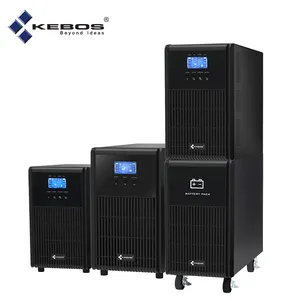 Kebos GH11 פלוס 6K(L) מרכז נתונים המרה כפולה 6000va 5400w מגן גל חד פאזי מגדל מקוון עם תצוגת LCD