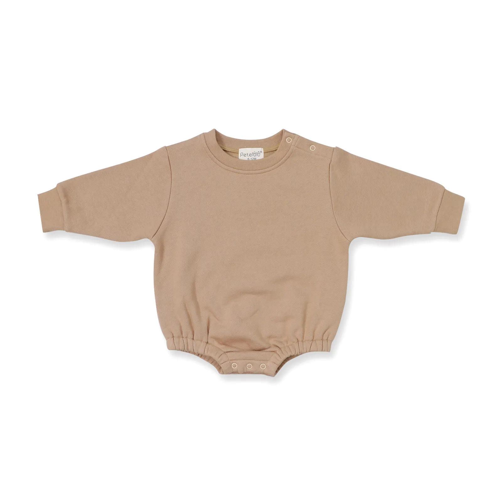 PETELULU personnalisé bébé survêtements pantalons de survêtement bébé vêtements ensemble français éponge enfant en bas âge bulle barboteuse bébé sweats à capuche et sweats