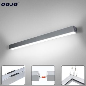 4ft 5ft trong nhà khẩn cấp Nhôm Mặt dây chuyền đèn IP40 cảm biến chuyển động LED có thể liên kết tuyến tính ánh sáng cho văn phòng - Product Image 5