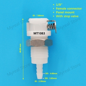 Raccords à déconnexion rapide OEM 1/8'' pour générateur d'oxygène-hydrogène médical avec tuyau - Product Image 5