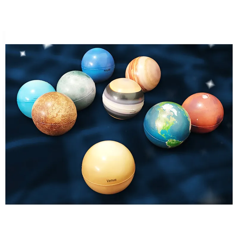 पर्यावरण के अनुकूल पु शैक्षिक विरोधी तनाव सौर ग्रह गेंदों सौर प्रणाली तनाव गेंद के लिए बच्चों