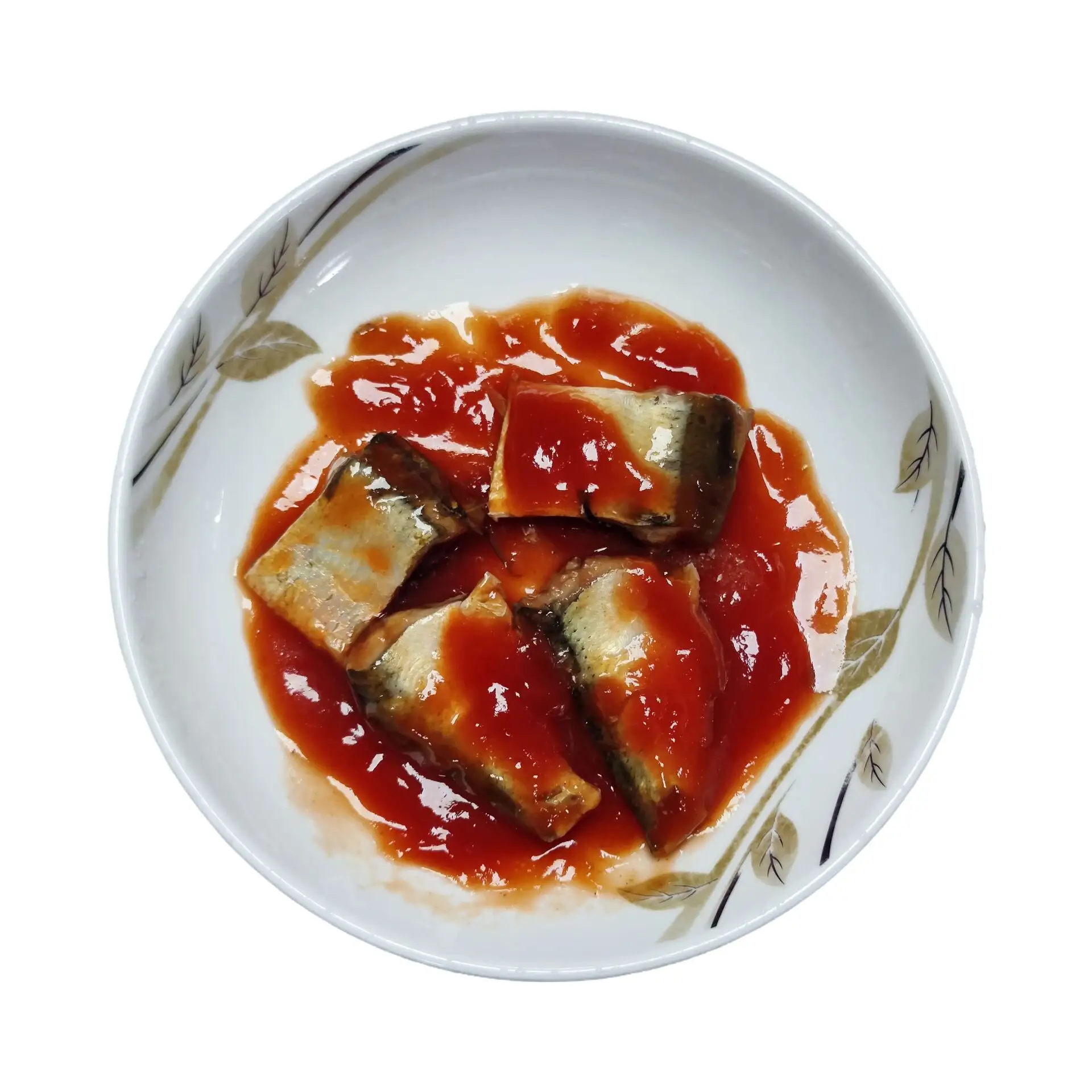 OEM Brand 155g Canned Seafood Sardines in Tomato Sauce Preserved Fish with Salt Body Style