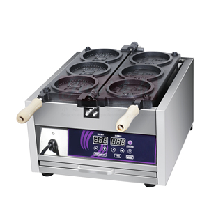 Mô Hình Mới Đồng Xu Waffle Bao Bì Điện 220V 110V Nhật Bản Hàn Quốc Đồng Xu Waffle Vòng Bánh Mì Máy Hàn Quốc Đồng Xu Waffle Nhà Sản Xuất - Product Image 5