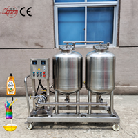 Unité de nettoyage mobile CIP sanitaire HUATAI OEM ODM pour la transformation laitière, intégrée, en acier inoxydable, montée sur skid, conforme ISO