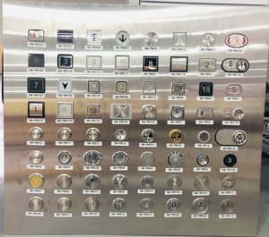 Tùy chỉnh 24V 4-pin thang máy bộ phận thép không gỉ tấm với Braille tact Thiết bị chuyển mạch 24V 4-pin thang máy push <span class=keywords><strong>button</strong></span> - Product Image 6