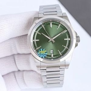 Montre de sport mécanique multifonctionnelle en acier inoxydable pour hommes, étanche, verte - Product Image 1