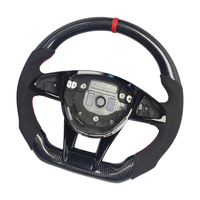 Volant en fibre de carbone pour Mercedes Benz W205 C43 C63 AMG Classe A/C/E/S W218 W222 GLA GLC GLE GLS X253 W204