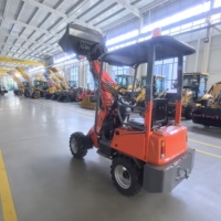 CE-zertifizierter Chinesischer Mini-Elektro-Radlader mit Motor & Pumpe, 800kg Nennlast, 3410mm Hubhöhe, Geländegängiger Gabelstapler