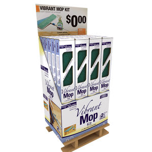 Espositore su ordinazione moderna di alta qualità del pavimento della mazza da Golf del cartone ondulato espositore con le caratteristiche economiche riciclabili - Product Image 1