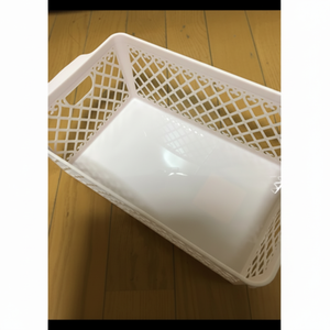 Ampio cestino portaoggetti rosa Chocolat - Product Image 1