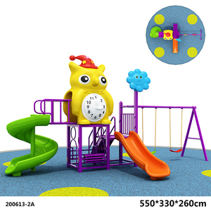 QiaoQiao Bán Buôn Trẻ Em Sân Chơi Ngoài Trời Thiết Bị <span class=keywords><strong>Swing</strong></span> Sets Kids Slides Tùy Chỉnh Lớn Ngoài Trời Nhựa Slides - Product Image 2