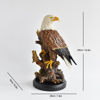 Neue amerikanische Unabhängigkeit stag Simulation Big Eagle Resin Ornament Home Office Dekoration Handwerk