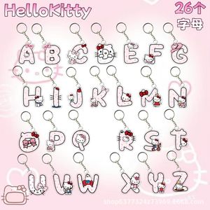 <span class=keywords><strong>Hello</strong></span> Kittyed gantungan kunci akrilik alfabet, gantungan kunci kartun lucu untuk ransel sekolah hadiah pasangan kustom grosir - Product Image 3