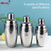 NICETY 550ml Shaker de bar moderne en métal pour fêtes et usage domestique