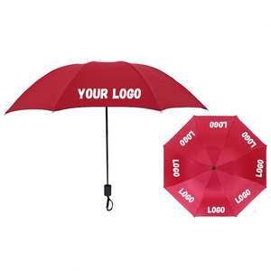 Parapluies pliants personnalisés avec logo imprimé pour cadeaux d'affaires, parapluies scolaires, parapluies automatiques avec protection UV, vente en gros - Product Image 1