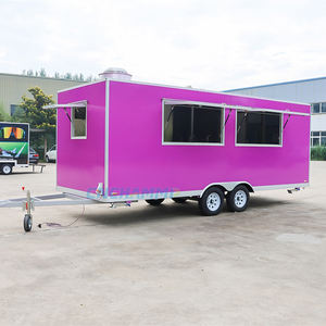 Chammp Food Trailer, camion de restauration rapide mobile avec acier inoxydable certifié CE, résistant à la rouille, utilisation commerciale pour les bonbons - Product Image 2