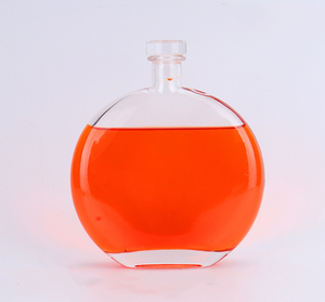 Bouteille de <span class=keywords><strong>vin</strong></span> rouge, de vinaigre de fruits ou de liqueur en verre, forme plate, design spécial, 100 ml, 125 ml, 250 ml, 500 ml, avec <span class=keywords><strong>bouchon</strong></span> en liège - Product Image 4
