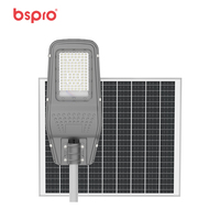 Lampadaire solaire monocristallin LED 120W super lumineux et étanche avec batterie au lithium fer phosphate, indice de protection IP65