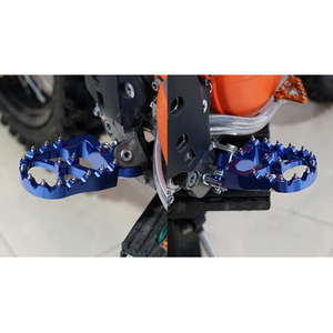 Reposapiés de Aluminio CNC para Motocicleta Todoterreno, <span class=keywords><strong>con</strong></span> Pernos de Acero, Plataforma Ancha Anodizada, Juego de Reposapiés para Motocross Enduro - Product Image 3