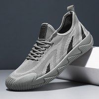 Chaussures de sport pour hommes, respirantes, en maille, anti-collision, antidérapantes, légères, pour la randonnée en plein air, la marche, le sport