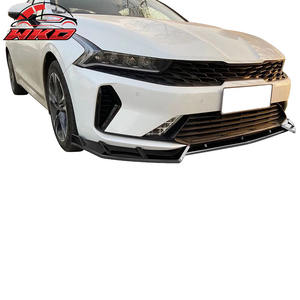 Kit de spoiler de pare-chocs avant noir brillant de style IKON pour Kia K5 2021-2024, PP 3 pièces, kit de carrosserie de haute qualité - Product Image 2