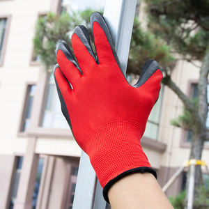 Customized Jinhu <strong>Personalised</strong> Latex Coated Foam Craft <strong>Gardening</strong> and Work Safety <strong>Gloves</strong> - Product Image 5