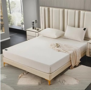 Sábana Ajustable de Algodón Orgánico con Fibra de Plata para Aliviar la Fatiga, Suave y Cómoda - Product Image 2