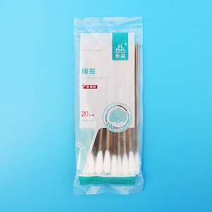 Hisopos de Algodón Médico de 12 cm, Cabezal Único, Estériles, Desechables, para Maquillaje y Maquillaje Permanente, Paquete de 20 Unidades - Product Image 3