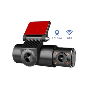 2K WIFI dash cam 3 Lens Wifi Dash Camera 24H Parking Monitor Car Recording 3 Channel Dvr support GPS