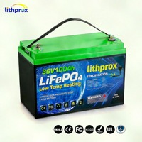 Batería de Ciclo Profundo LiFePO4 36V 100AH Grado A, Almacenamiento Compacto para el Hogar, RS485, BMS Inteligente, Terminal M8, Más de 6000 Ciclos, CE, RoHS, IP67, OEM, ODM