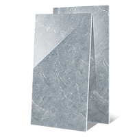 Carrelage en porcelaine aspect marbre gris 600x1200mm, facile à nettoyer, imperméable, pour sol, mur, salon, hôtel