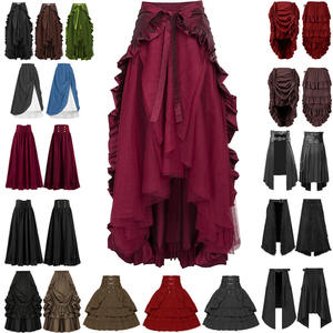 <span class=keywords><strong>กระโปรง</strong></span>สไตล์เรโทรตะวันตก ฤดูใบไม้ผลิ 2026 <span class=keywords><strong>กระโปรง</strong></span>ทรงเอ เอวสูง สีพื้น สำหรับผู้หญิง ใช้ได้หลากหลาย เหมาะสำหรับการแสดงเต้นรำ ความยาวปานกลาง - Product Image 1