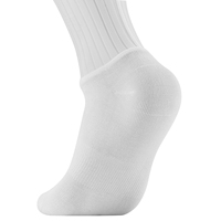 Chaussettes antidérapantes d'été en silicone pour hommes, tricotées à la ligne blanche, pour cyclisme, vélo, course à pied, calcetines, ciclismo