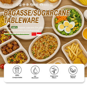 Contenedores Apilables FreshLock con Ventilación de Vapor, Resistentes, Reciclables, Desechables, para Comida para Llevar, Biodegradables, de Caña de Azúcar, para Almuerzo - Product Image 6