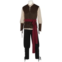 Disfraz Vikingo Medieval Unisex 2026, Chaleco, Camisa, Pantalones Ajustados, Conjunto de Accesorios, Ropa de Poliéster, Ff14cos