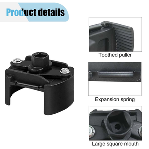 Adjustable 80mm-105mm Steel Spanner Car <b>Oil</b> <b>Filter</b> <b>Wrench</b> Fuel <b>Filter</b> Removal Truck Motorcycle Repair Tool Vehicle Accessories - Product Image 3