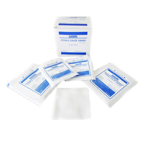 ผ้ากอซคอตตอนสำหรับผ่าตัดแผ่นผ้ากอซ<span class=keywords><strong>7.5x7.5cm</strong></span> ปลอดเชื้อ - Product Image 4