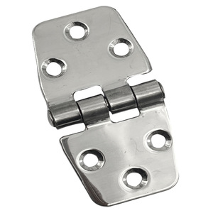Charnière en acier inoxydable ISURE 76x38mm, charnière de surface pour meubles, antirouille, design industriel - Product Image 4