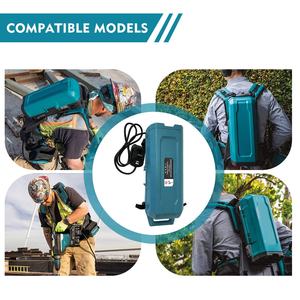 Sac à dos d'alimentation portable, <span class=keywords><strong>batterie</strong></span> externe pour outils Makita, Dewalt, <span class=keywords><strong>Bosch</strong></span> 14,4-20V, <span class=keywords><strong>support</strong></span> pour 4 batteries Li-ion - Product Image 6
