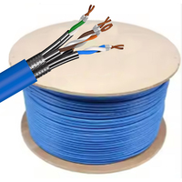 Cable de Red Gigabit UTP de 8 Núcleos OUFU OEM/ODM Cat5e Cat6 Cat6A Cat7, 300m, Núcleo de Cobre Libre de Oxígeno