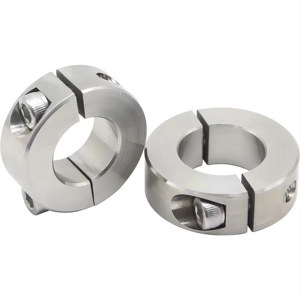 インチ標準ステンレス鋼SUS3041/8 ''1/4'' 5/16 ''2/1'' ツーピースダブルスプリットクランプリングシャフトカラー - Product Image 3