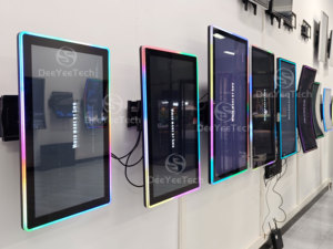 Led Halo hiển thị chơi game màn hình 21.5 23.8 27 32 43 inch điện dung dọc kỹ năng trò chơi máy kiosk màn hình cảm ứng màn hình - Product Image 6