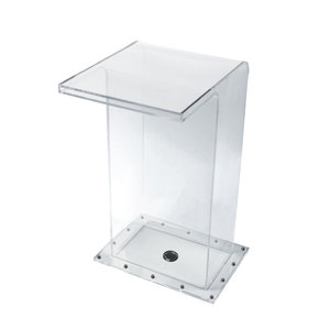 <span class=keywords><strong>Rideau</strong></span> d'eau cascade de <span class=keywords><strong>piscine</strong></span> extérieure transparente en acrylique avec lumières LED multicolores Installation facile et étanchéité - Product Image 4