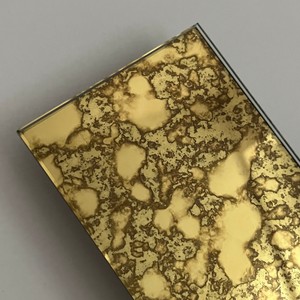 Lớn Antique Vàng Stain Gương Đứng Đầy Đủ Chiều Dài Mặc Quần Áo Sử Dụng 4-6Mm Backsplash Tường Trang Trí Nội Thất Hình Học Nghệ Thuật Mô Hình Retro - Product Image 4