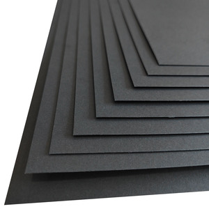 250g giấy kraft Đen nhà máy giấy bền kéo mạnh các tông đen để in bao bì một mặt tráng giấy thủ công hóa học - Product Image 3