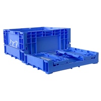 Boîte pliable empilable en plastique PP recyclable, conteneur de déménagement robuste, transport industriel, stockage