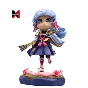 Genshined Impact <span class=keywords><strong>Ayaka</strong></span> Kamisato Q versión Big Eyes figura Anime modelo Cryo espada regalo en caja - Product Image 5
