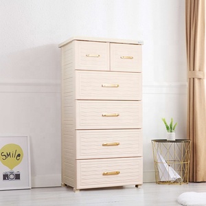 Giá rẻ nhất 4 5 tiết kiệm không gian di động tủ quần áo nhựa cho bé - Product Image 2